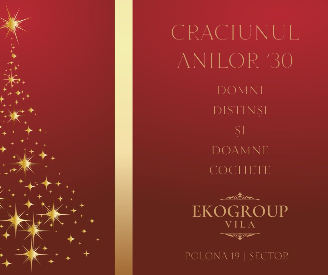 Eko Group Vila: O Experiență de Crăciun în Eleganța Anilor ’30